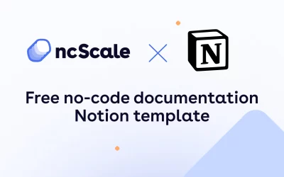 Free no-code documentation Notion template